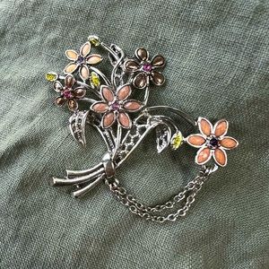 Floral Bouquet Brooch
